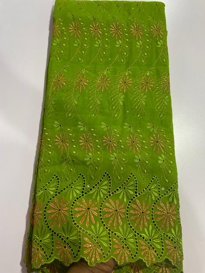 Luxury Austria Lace Olive green x Gold