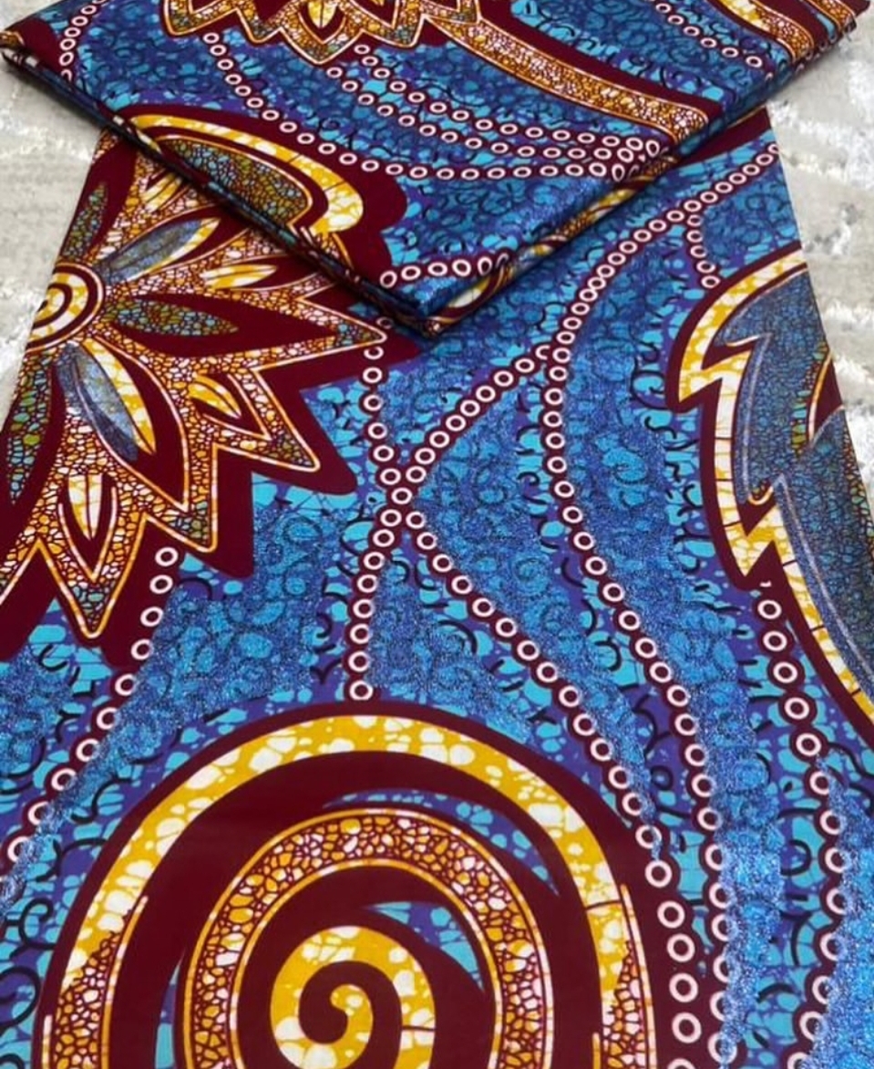 Medium Grand Glitter Glide Ankara (series two) 1
