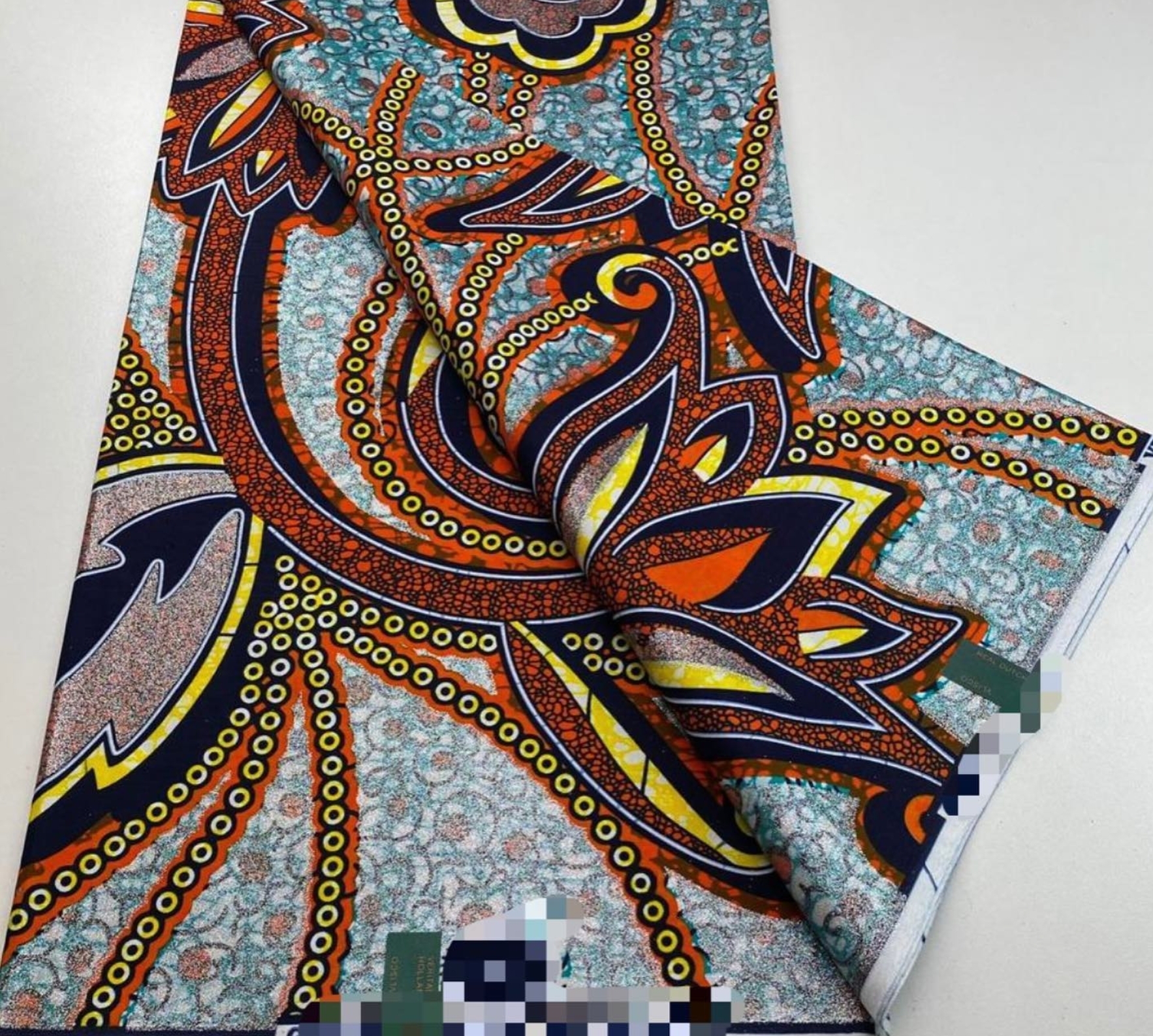 Medium Grand Glitter Glide Ankara (series two) 12