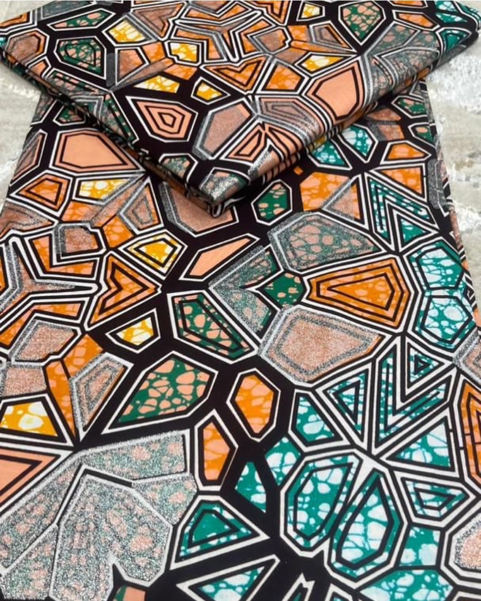 Medium Grand Glitter Glide Ankara (series two)  2