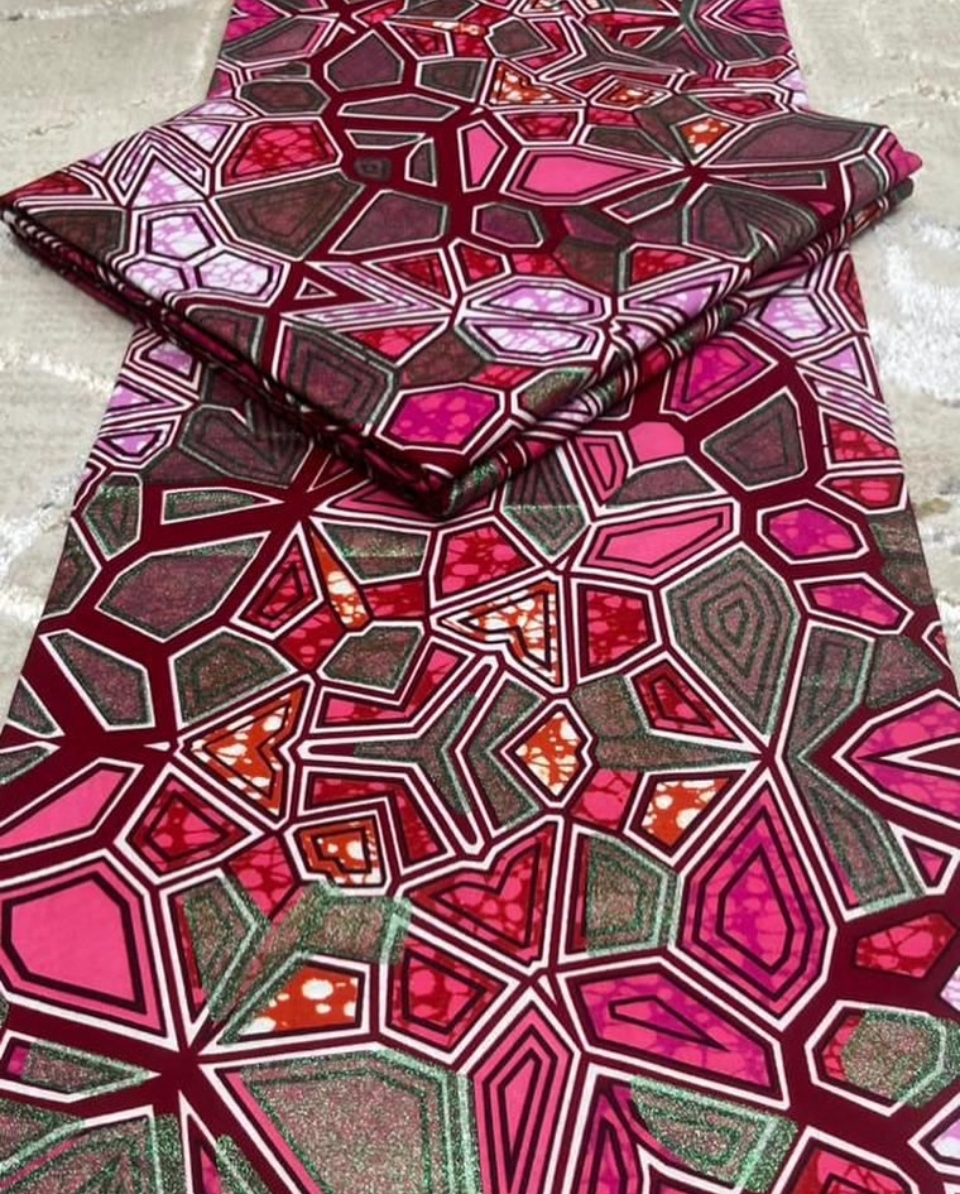 Medium Grand Glitter Glide Ankara (series two)  3