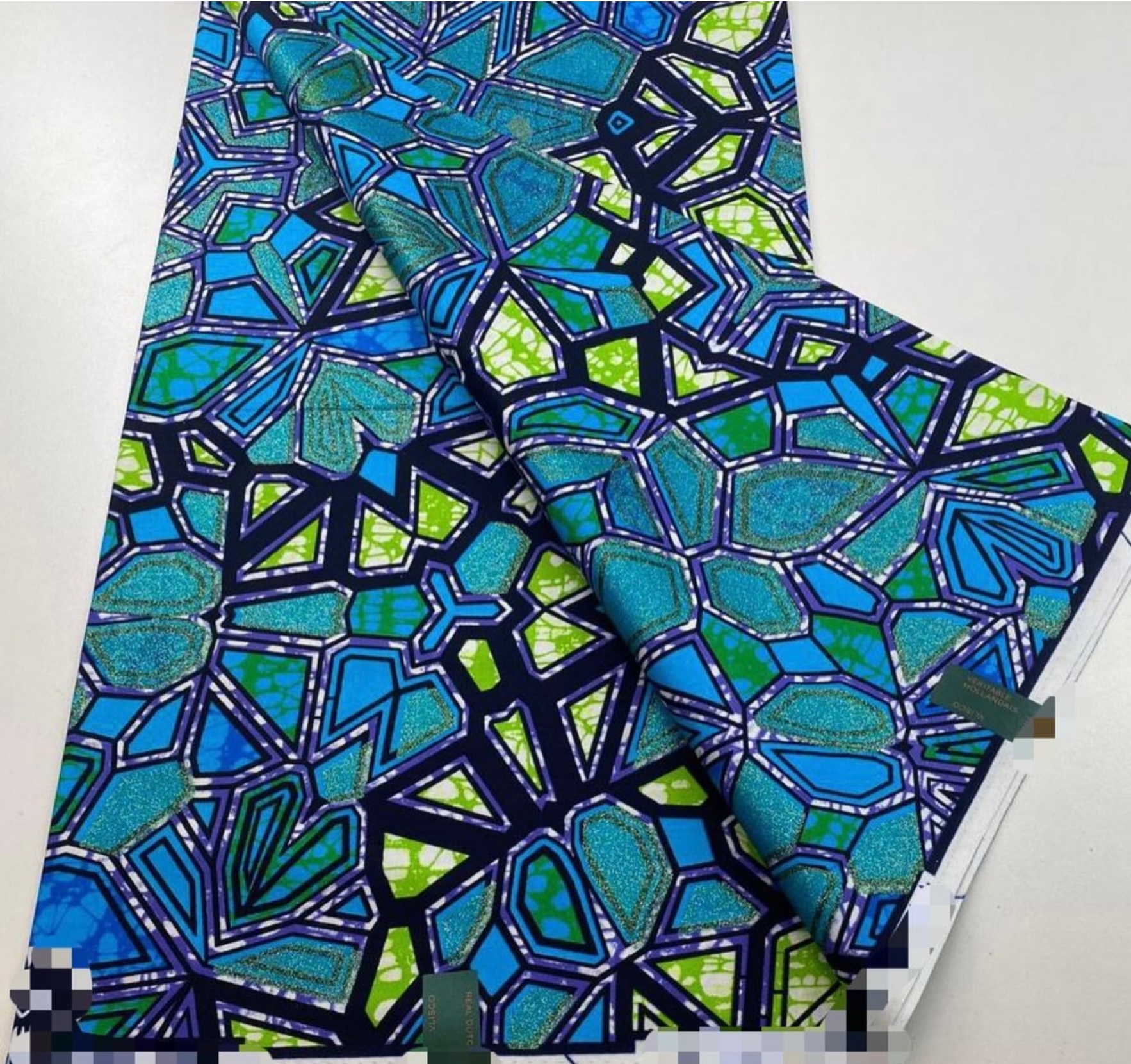 Medium Grand Glitter Glide Ankara (series two) 6