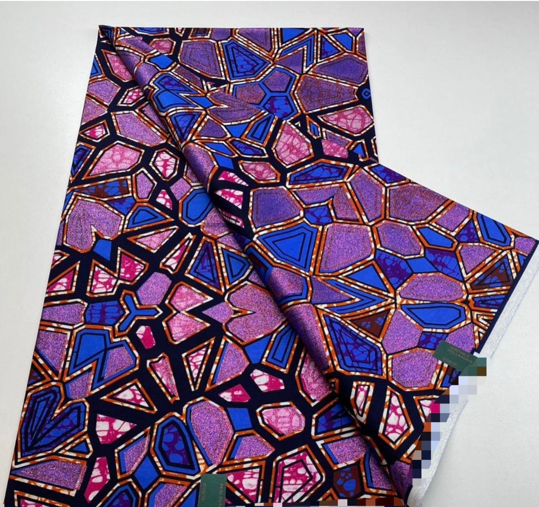 Medium Grand Glitter Glide Ankara (series two) 8