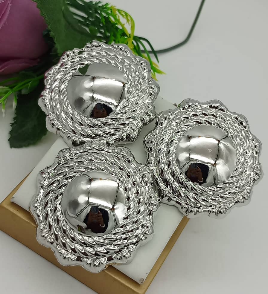 Silver Earing And Pendant Set. 3